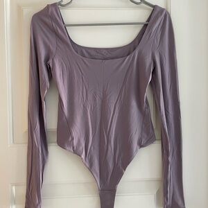 Lululemon Nulu Square Neck Long Sleeve Bodysuit